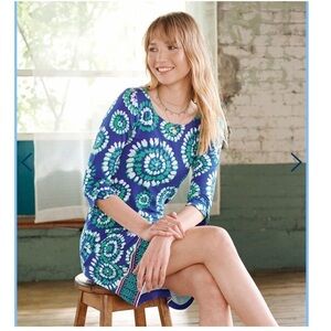 Hatley Lucy Dress New With  Tags Painted Mandala Size Small